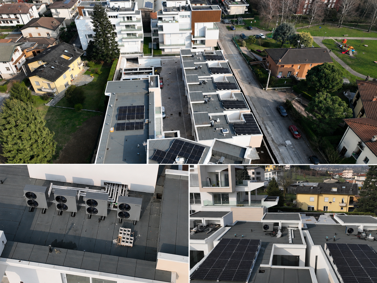 Keymark&CE Certified R290 Heat Pump for Italy Multi-family Project|Exinda