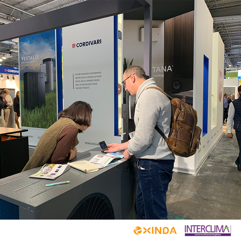 EXINDA team and HVAC products at Interclima Paris 2024