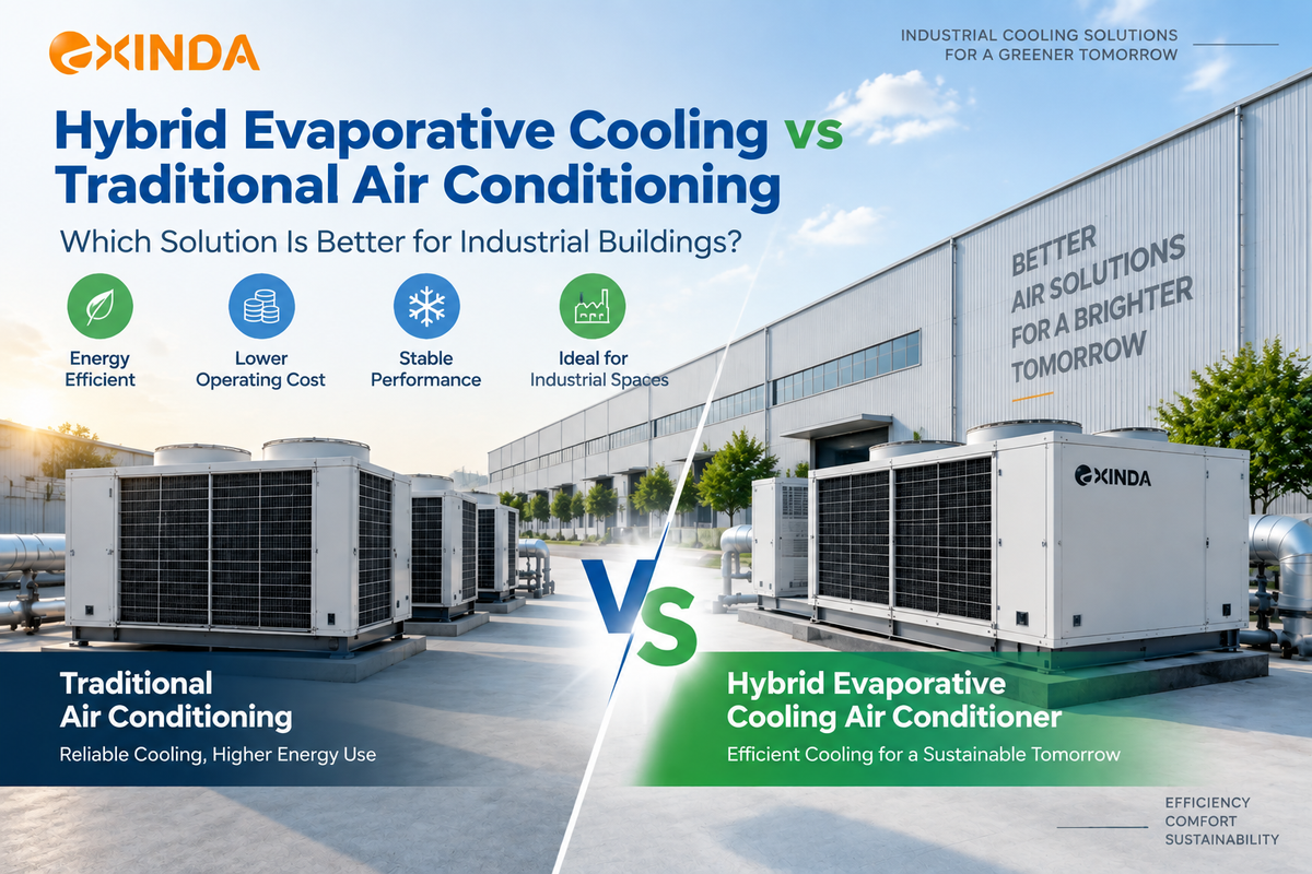 Hybrid Evaporative Cooling Air Conditioner vs Traditional AC
