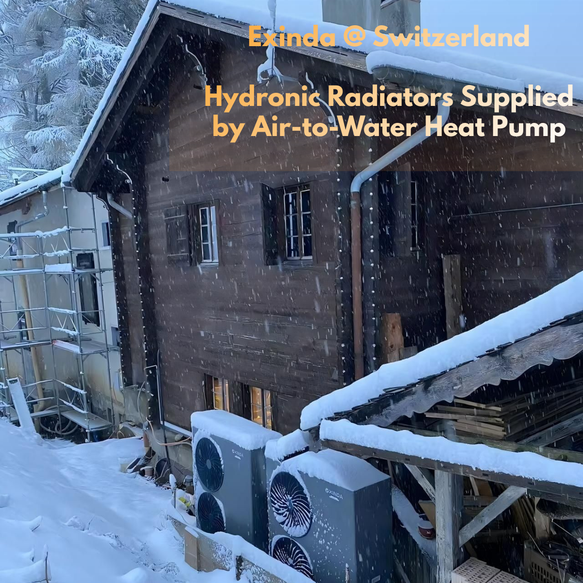 Exinda R290 Heat Pump in Switzerland: What This Installation Tells Us About Exinda