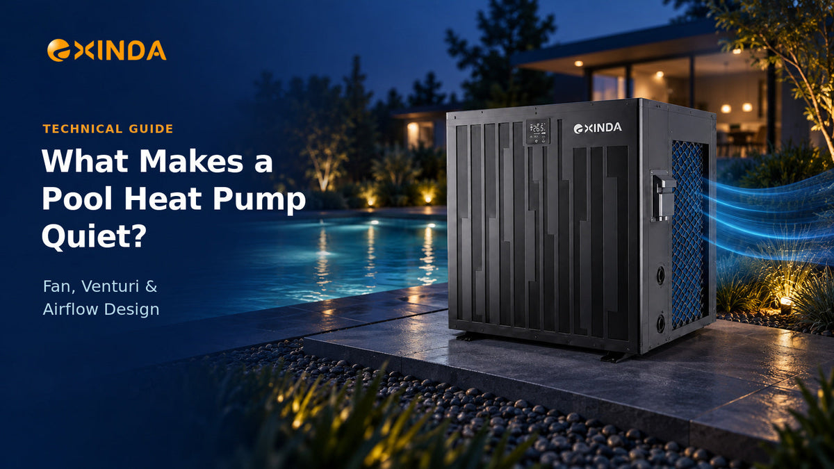 quiet pool heat pump