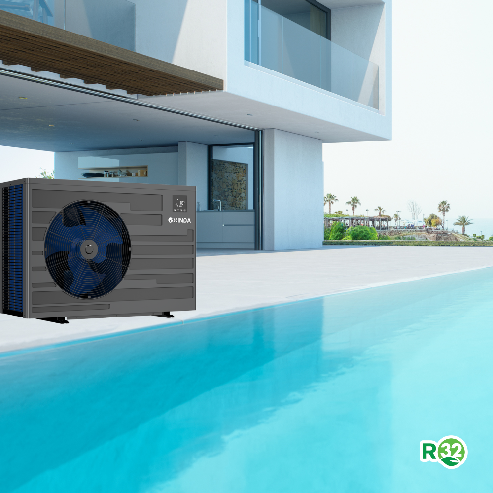 Beachside pool and spa heat pump Home Oasis Pools