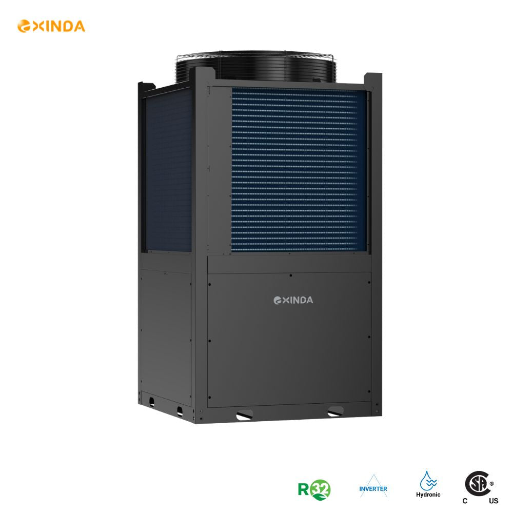 Air-to-water heat pump chiller