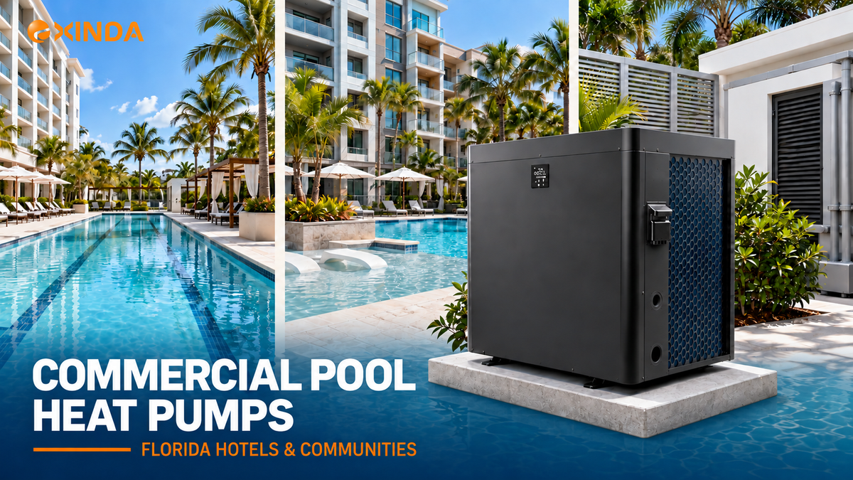 Commercial Pool Heat Pumps for Florida Hotels and Communities