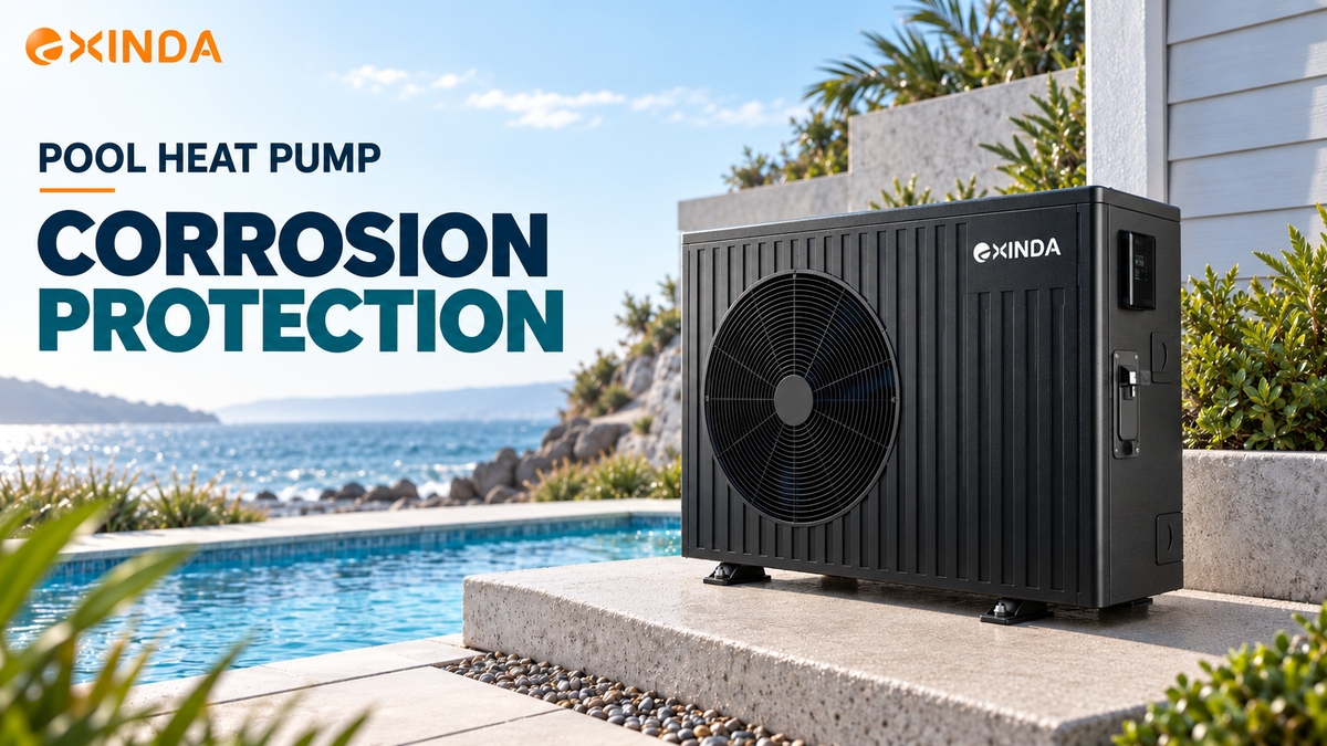 EXINDA pool heat pump corrosion protection for North American distributors