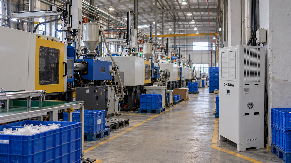 Plastic Injection Molding Factory Cooling Solutions | EXINDA