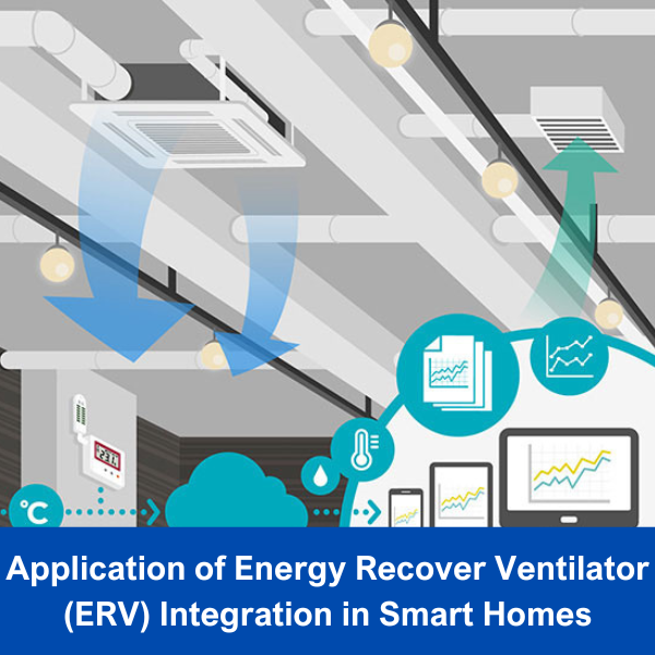 Application of Energy Recover Ventilator(ERV) Integration in Smart Homes