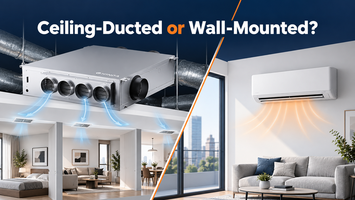 Ceiling-Ducted vs Wall-Mounted All-in-One Heat Pumps: Which Fits Your Building?