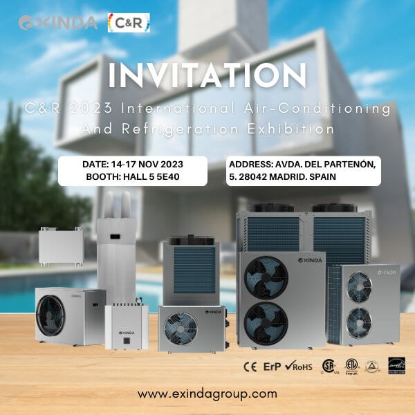Invitation | C&R 2023 | Exinda at Heat Pump, Ventilator and Heating Fair - EXINDA