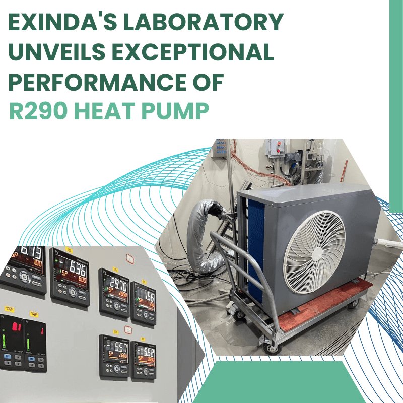 Impressive Results of the R290 Heat Pump Testing in Exinda Laboratory - EXINDA