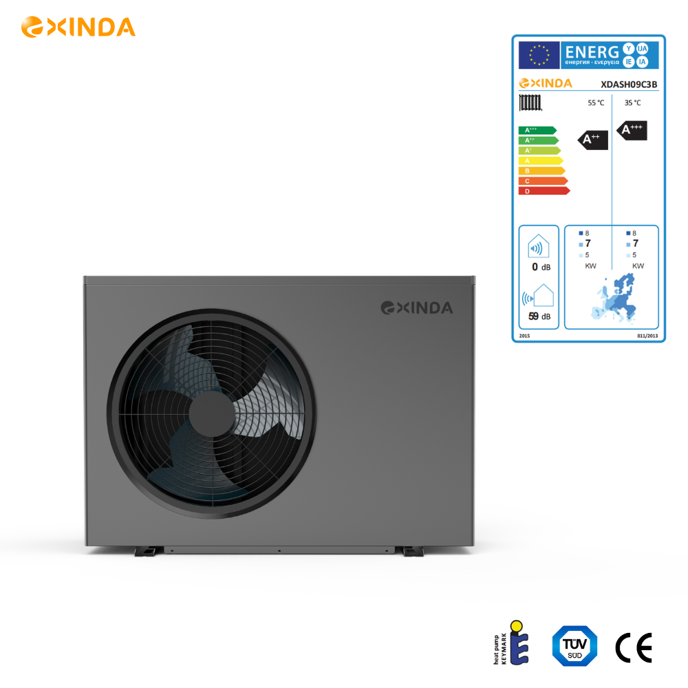 9KW R290 inverter residentail heat pump