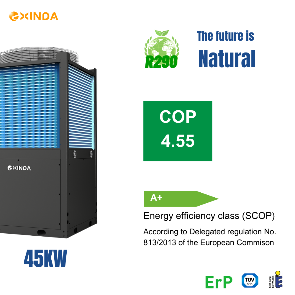 R290 45KW Air Cooled Heat Pumps